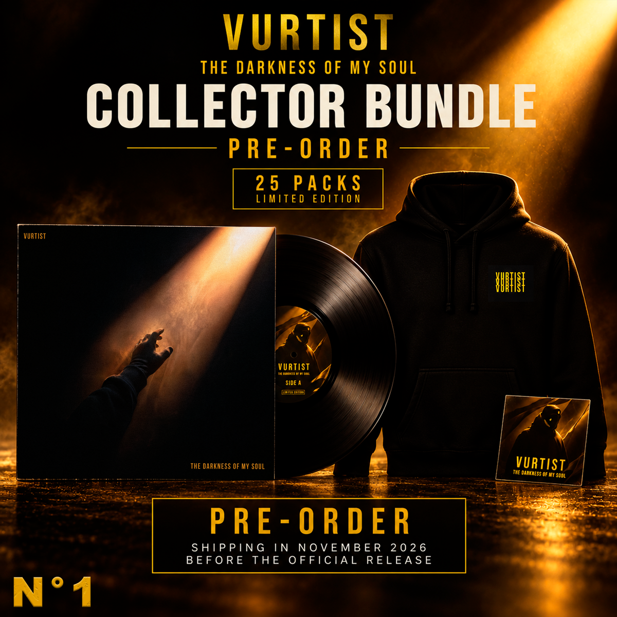 vurtist bundle merch the darkness of my soul, band, modern metal